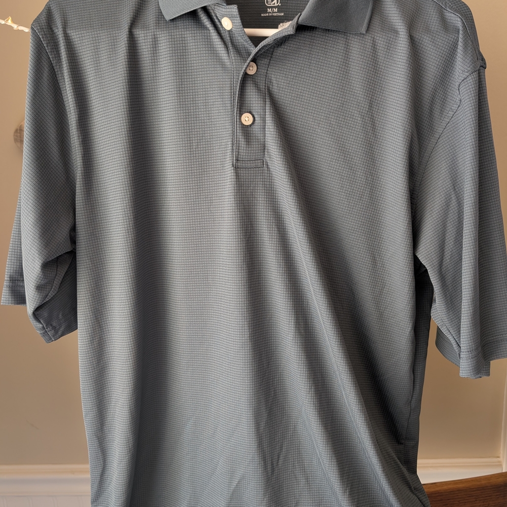 PGA Tour Slate Blue Short-Sleeve Polo